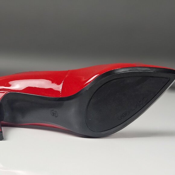Calvin Klein Women's Gayle 2 Pump Red Shiny - Picture 9 of 16